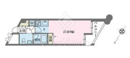 ドゥーエ学芸大学　805号室　間取り