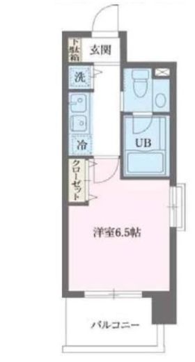 プライムアーバン早稲田　704号室　間取り