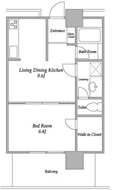 プラザタワー勝どき　2816号室　間取り