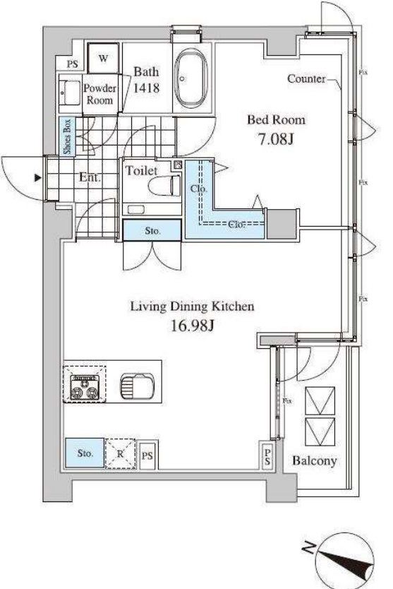 カーサ　アルボーレ(Casa Albore)　501号室　間取り