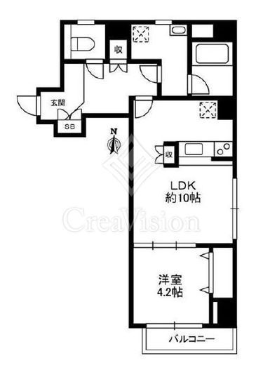 シーズンズ西麻布　203号室　間取り