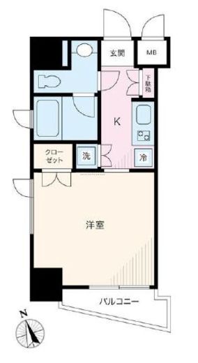 セントラル銀座　301号室　間取り