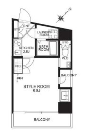 ティエドゥール麻布台　701号室　間取り