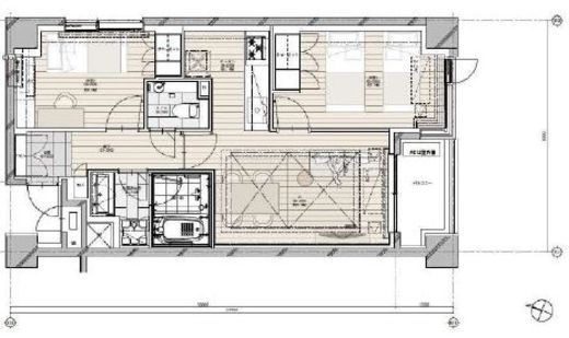 NK青山ホームズ　209号室　間取り