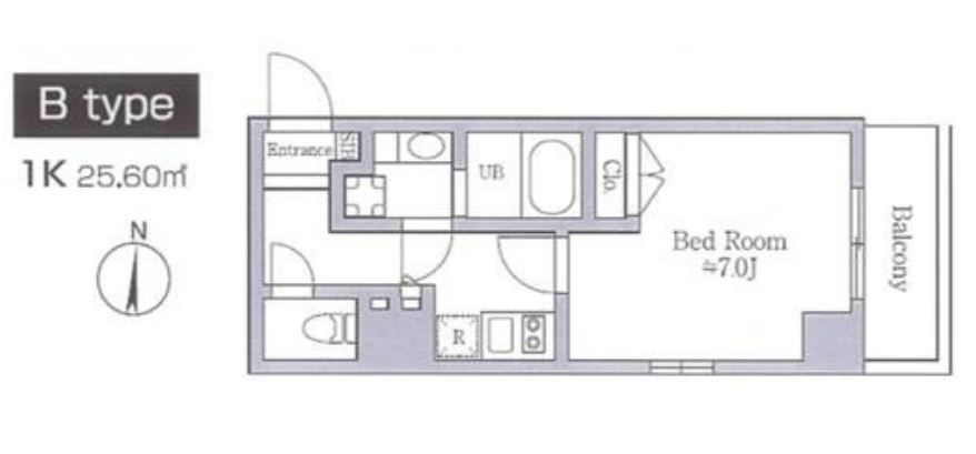 レジディア南品川　302号室　間取り