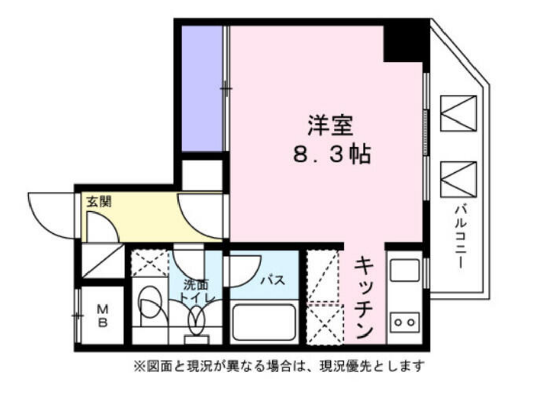 ベルファース麻布十番　302号室　間取り