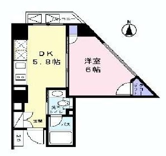 ベルファース麻布十番　403号室　間取り
