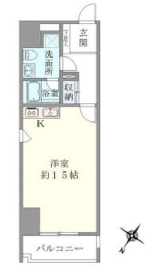 アーノンブライト一番町　801号室　間取り