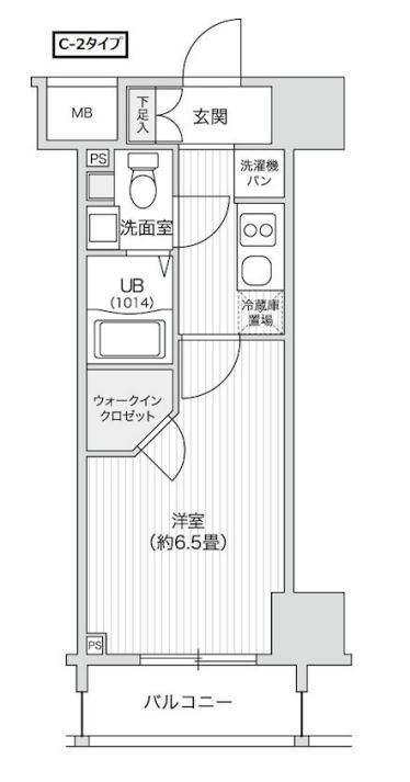 レジディア笹塚２　304号室　間取り