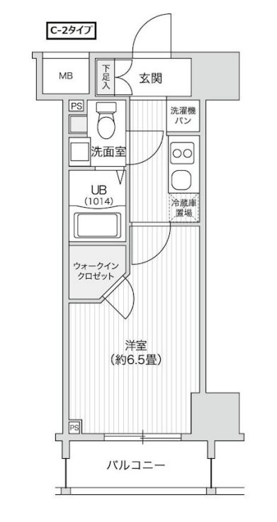 レジディア笹塚２　404号室　間取り