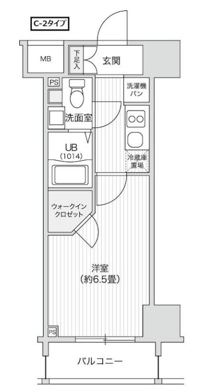 レジディア笹塚２　504号室　間取り