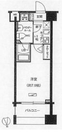 メインステージ白金高輪駅前　903号室　間取り