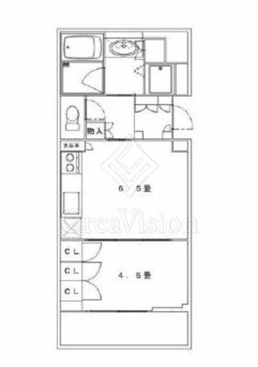 シティハウス目黒　306号室　間取り