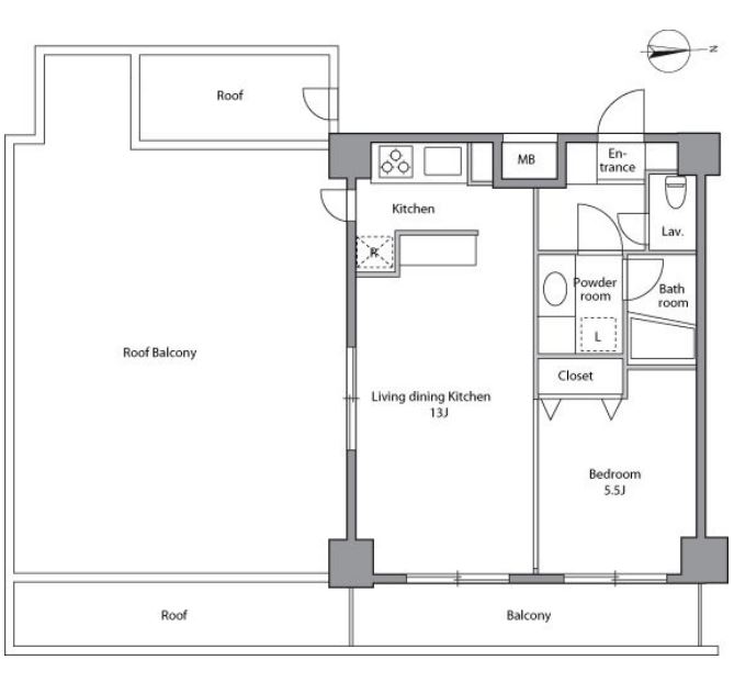 レジディア上落合　604号室　間取り