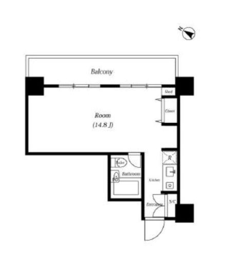 メゾン・ド・ヴィレ麻布台　1002号室　間取り