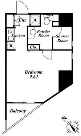 クレジデンス虎ノ門　306号室　間取り