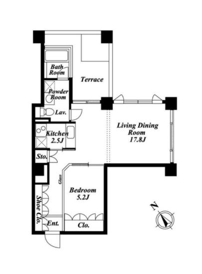 Qiz広尾　502号室　間取り