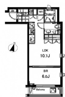 南麻布ウエスト　306号室　間取り