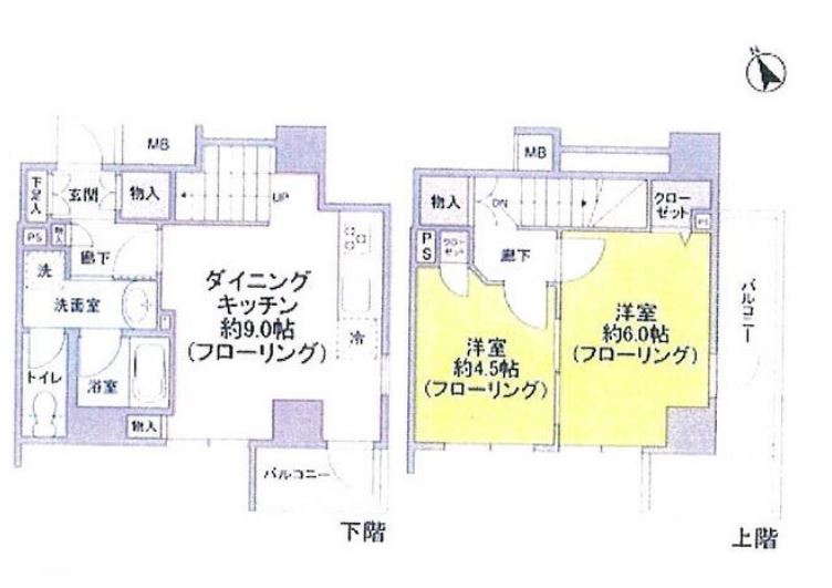 パートナーシップアパートメント　906号室　間取り