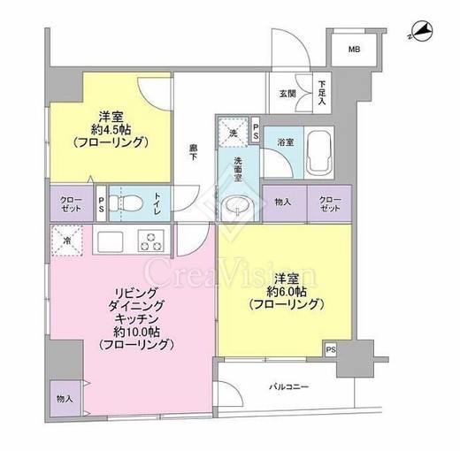 パートナーシップアパートメント　1002号室　間取り