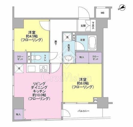 パートナーシップアパートメント　802号室　間取り