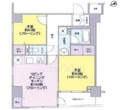 パートナーシップアパートメント　902号室　間取り