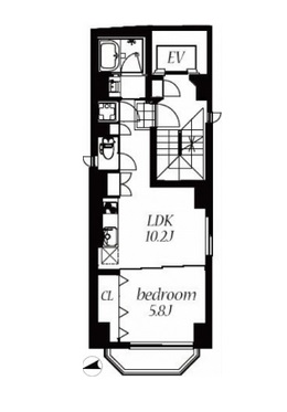 フォレスタリカ白金　201号室　間取り
