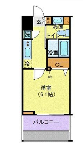 メイクスデザイン南青山　503号室　間取り