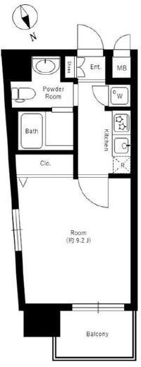 メイクスデザイン南青山　1004号室　間取り