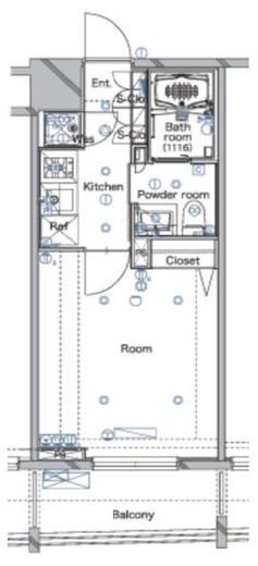 メイクスデザイン南青山　903号室　間取り