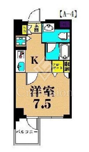 プライマル大井仙台坂　405号室　間取り