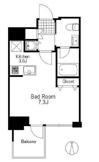 プライマル大井仙台坂　603号室　間取り