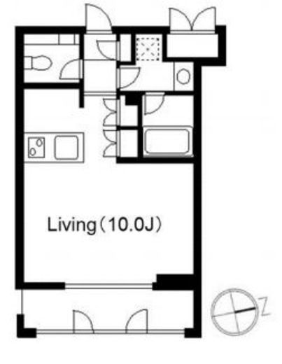 コンフォート白金台　305号室　間取り