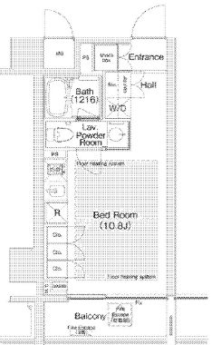 BPRレジデンス渋谷　904号室　間取り