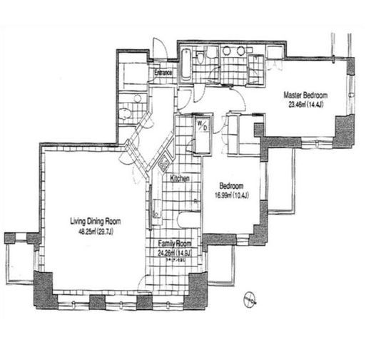 青山第一マンションズ　1304号室　間取り