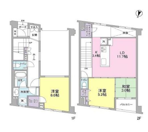 ソアラノーム碑文谷　115号室　間取り