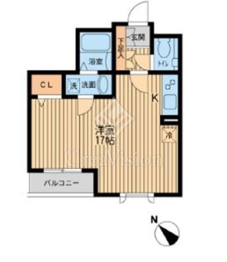 プロスペクト初台　306号室　間取り