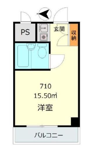ウィン青山　710号室　間取り