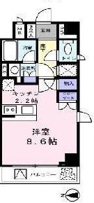 ガーデンハウス柿の木坂　106号室　間取り