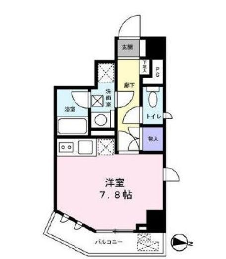 ガーデンハウス柿の木坂　202号室　間取り