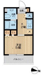 エスティメゾン武蔵小山　306号室　間取り