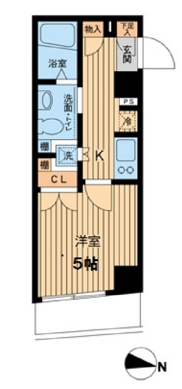 エスティメゾン武蔵小山　311号室　間取り