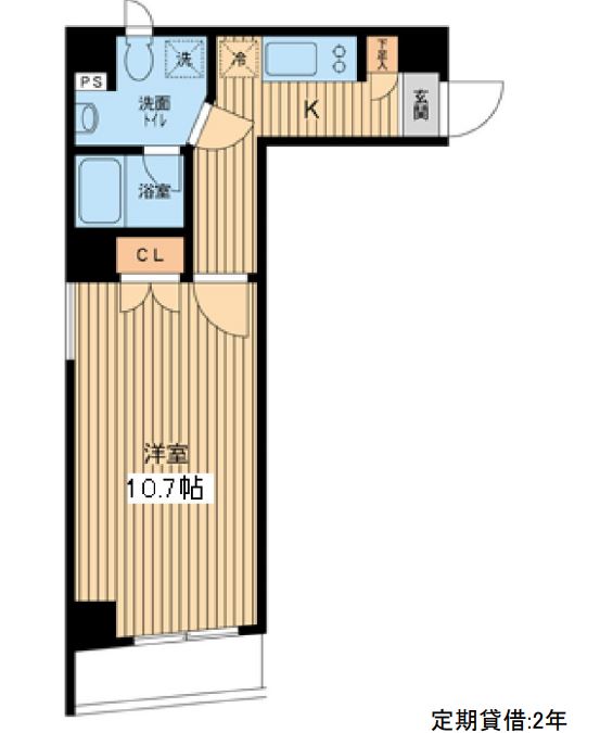 エスティメゾン武蔵小山　410号室　間取り