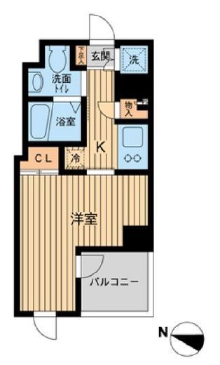 エスティメゾン武蔵小山　501号室　間取り