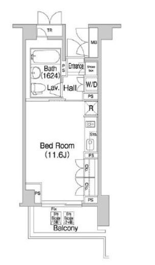 ブリリア代官山プレステージ　203号室　間取り