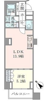 ブリリア代官山プレステージ　305号室　間取り