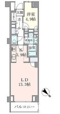 ブリリア代官山プレステージ　318号室　間取り