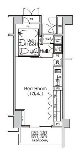 ブリリア代官山プレステージ　404号室　間取り
