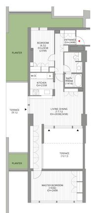 フォレストプラザ表参道　101号室　間取り
