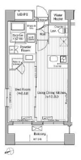 グランハイツ白金　207号室　間取り